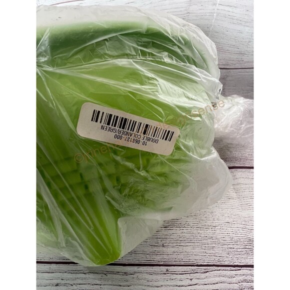 New Tupperware Double Colander Strainer 2149 2150 Margarita Green - Picture 5 of 5